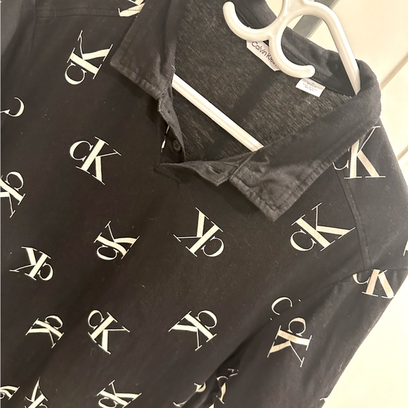 CALVIN KLEIN Logo Monogram Polo size medium - Picture 4 of 6